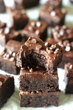 Double Fudge Almond Butter Brownies (Grain Free & Paleo