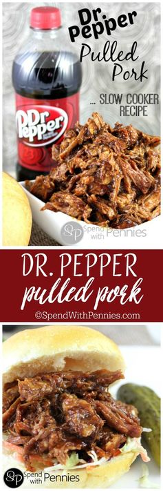 Dr. Pepper Pulled Pork (Slow Cooker