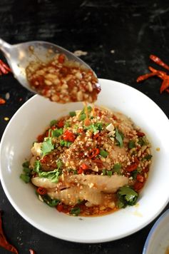 Drool-worthy Sichuan Chicken in Chili Oil Sauce (Kou Shui Ji