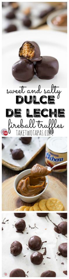 Dulce De Leche Fireball Truffles – Sweet and Salty