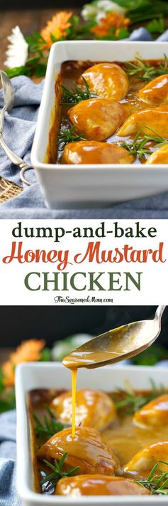 Dump-and-Bake Honey Mustard Chicken