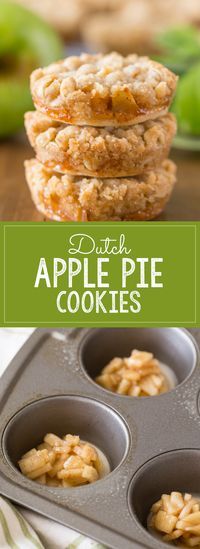 Dutch Apple Pie Cookies