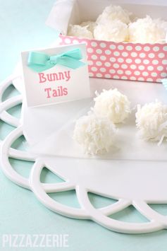 Easter Bunny Tail Truffles