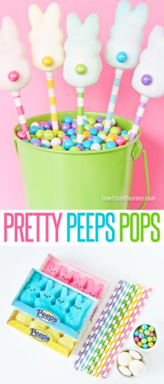 Easter Peeps Pops