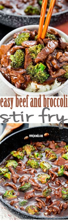 Easy beef and broccoli stir fry