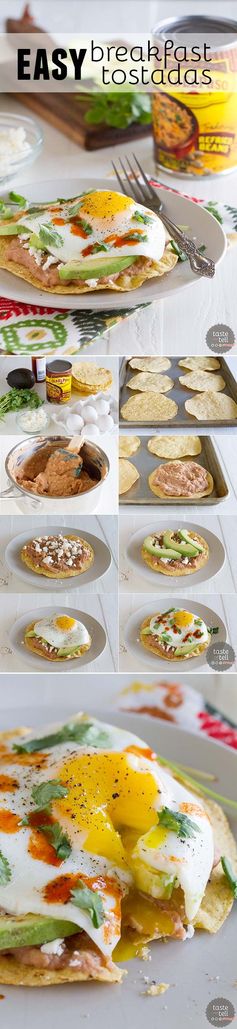 Easy Breakfast Tostadas