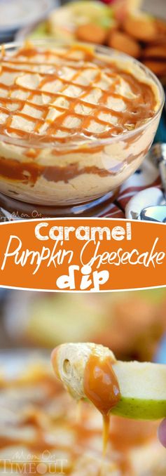 Easy Caramel Pumpkin Cheesecake Dip