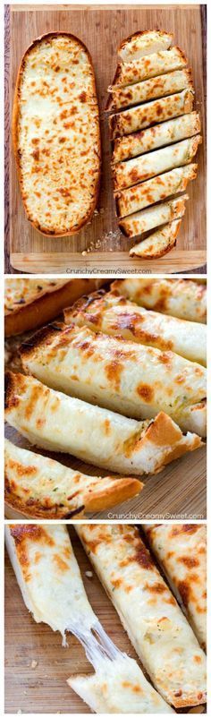 Easy Cheesy Garlic Bread Recipe Card