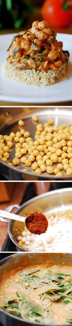 Easy chickpea and vegetable curry with quinoa