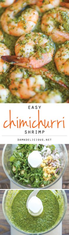 Easy Chimichurri Shrimp