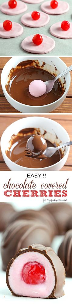 Easy Chocolate Covered Cherries