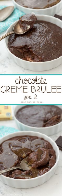 Easy Chocolate Creme Brulee