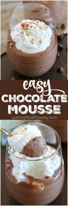 Easy Chocolate Mousse