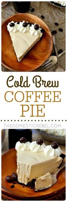 Easy Cold Brew Coffee Pie