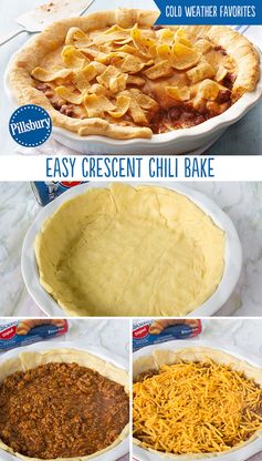 Easy Crescent Chili Bake