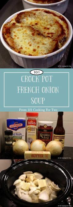 Easy Crock Pot French Onion Soup