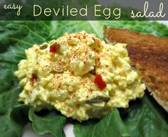 Easy Deviled Egg Salad