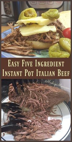 Easy Five Ingredient Instant Pot Italian Beef