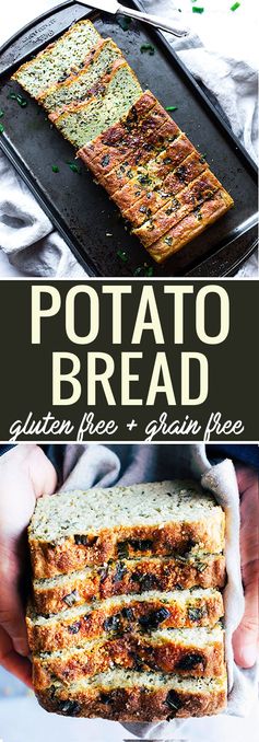 Easy Homemade Gluten Free Potato Bread (Grain Free