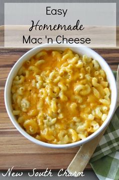 Easy Homemade Mac 'n Cheese