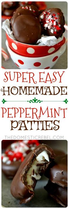 Easy Homemade Peppermint Patties