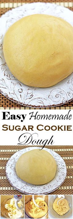 Easy Homemade Sugar Cookie Dough