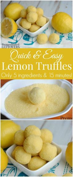 Easy Lemon Truffle