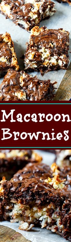 Easy Macaroon Brownies