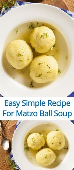 Easy Matzo Ball Soup
