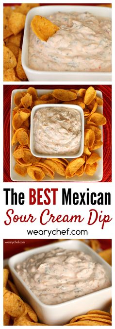 Easy Mexican Sour Cream Dip