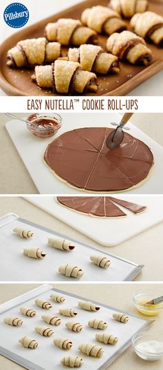 Easy Nutella™ Cookie Roll-ups