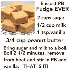 Easy Peanut Butter Fudge