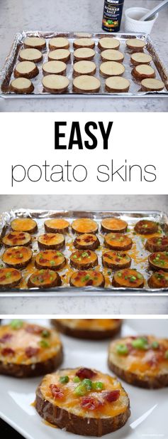 Easy potato skins