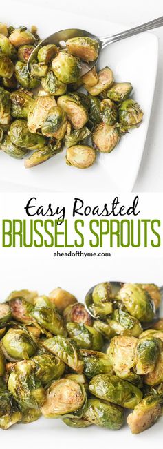 Easy Roasted Brussels Sprouts