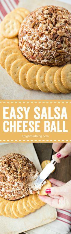 Easy Salsa Cheese Ball