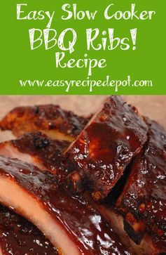 Easy Slow Cooker Baby Back Ribs