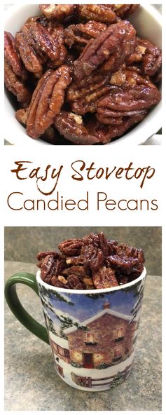 Easy Stovetop Candied Pecans