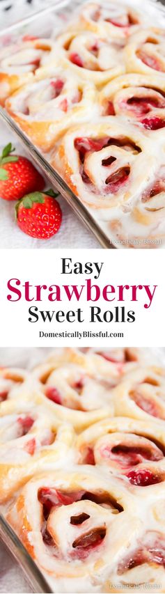 Easy Strawberry Sweet Rolls