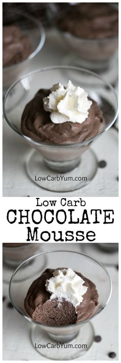 Easy Sugar Free Chocolate Mousse