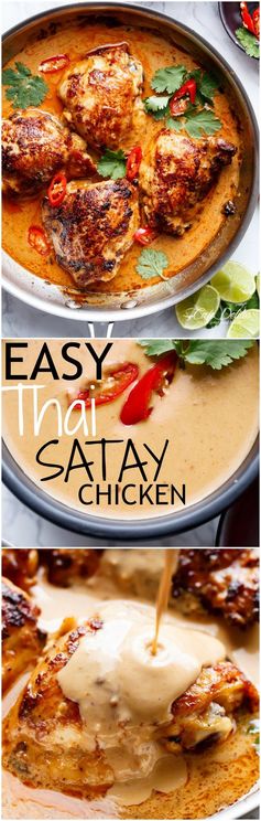 Easy Thai Satay Chicken