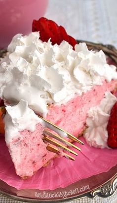 Easy Three Step Strawberry Cream Pie