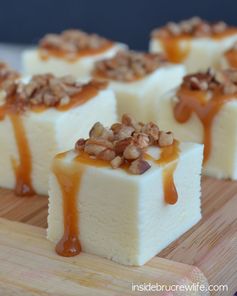 Easy Turtle Cheesecake Fudge