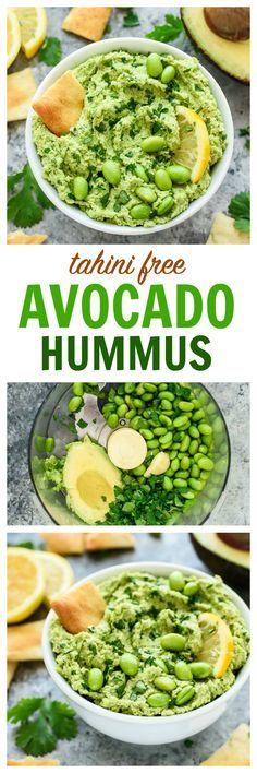 Edamame Avocado Hummus