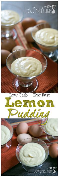 Egg Fast Lemon Pudding