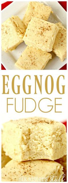 Egg Nog Fudge