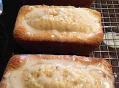 Eggnog Bread with Rum Glaze