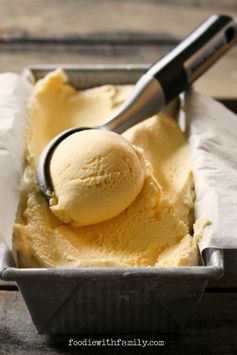 Eggnog Ice Cream (5 Minute Method