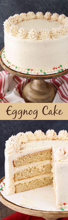 Eggnog Layer Cake