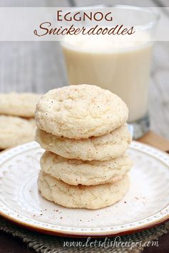 Eggnog Snickerdoodles