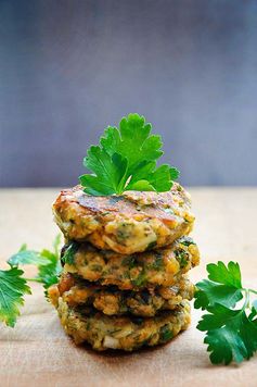 Eggplant Patties with Olives and Herbs